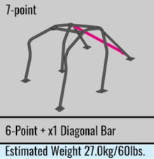 Cusco Safety 21 7PT 2 - Passenger Black Steel Roll Cage 18+ Honda Civic Type - R/17+ 5 - Door Hatch | LHD - JDMuscleNon - Categorizedcus3C3 270 F20LHD