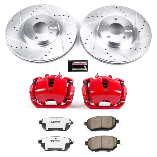 Power Stop Front Z26 Street Brake Kit w/ Calipers Infiniti FX35 2003-2005 / FX45 2003-2005 | KC091B-26