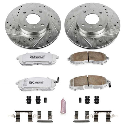 Power Stop Front Z26 Street Warrior Brake Kit Infiniti G20 1999-2002 / Nissan Altima 1993-2001 / Sentra 2001-2006 | K749-26