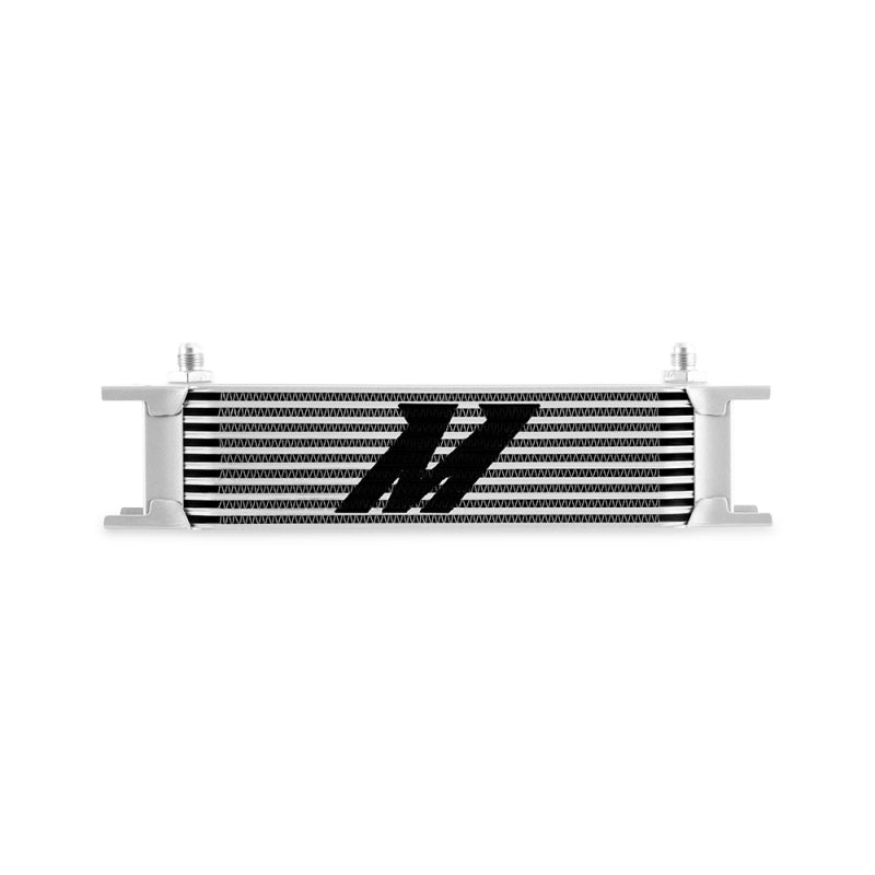 Mishimoto -6AN 10 Row Oil Cooler Silver Universal | MMOC-10-6SL