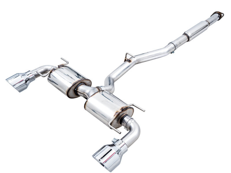 AWE 13-22 BRZ / 17-21 Toyota 86 / 2022 GR86 Touring Edition Catback Exhaust w/ Chrome Silver Tips | 3015-32486