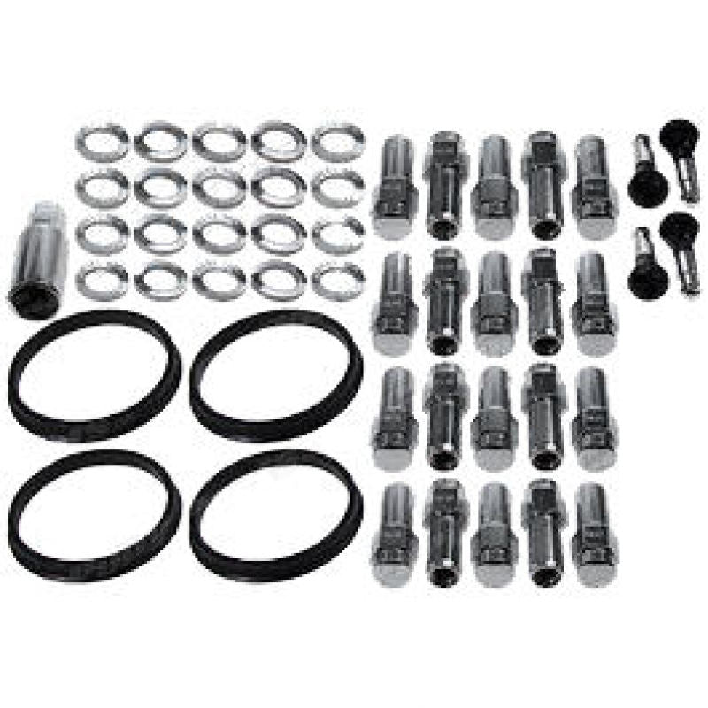Race Star 1/2in Ford Closed End Deluxe Lug Kit | Off Set Washers - 20 PK