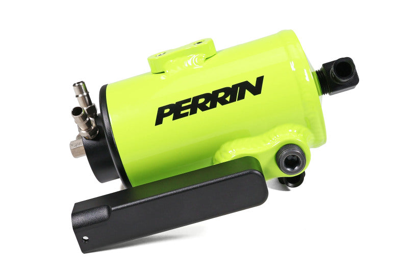 Perrin 22-24 Subaru WRX Air Oil Separator - Neon Yellow | PSP-ENG-611NY