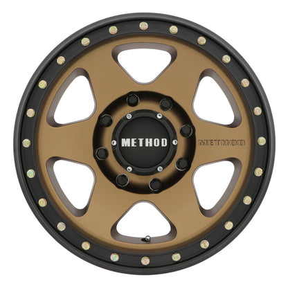 Method MR310 Con6 17x8.5 0mm Offset 8x6.5 130.81mm CB Method Bronze/Black Street Loc Wheel