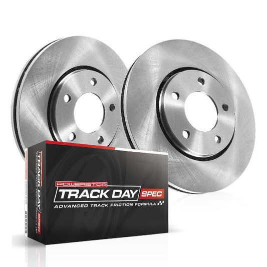 Power Stop Rear Track Day SPEC Brake Kit Infiniti G37 2008-2013 / Q60 2014-2015 / Nissan 350Z 2009 / 370Z 2009-2019 | TDSK4732