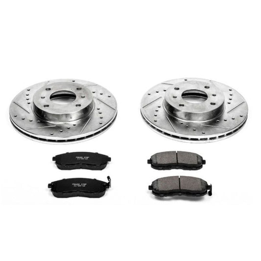 Power Stop Front Z23 Evolution Sport Brake Kit Infiniti G20 1999-2002 / Nissan Altima 1993-2001 / Sentra 2000-2006 | K749