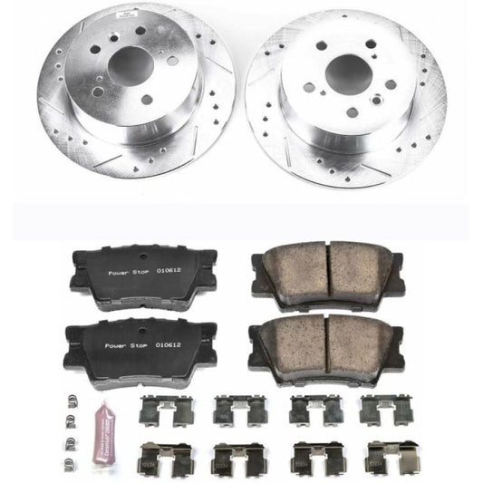 Power Stop Rear Z23 Evolution Sport Brake Kit Lexus ES350 2007-2012 / Toyota Camry 2007-2011 / Avalon 2008-2012 | K3068