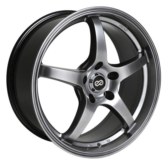 Enkei VR5 18x8 40mm Offset 5x114.3 Bolt Pattern 72.6 Bore Dia Hyper Black Wheel