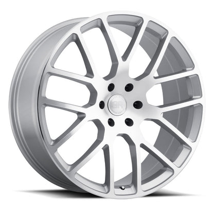 Black Rhino Kunene 20x9.0 5x114.3 ET30 CB 76.1 Silver w/Mirror Cut Face Wheel