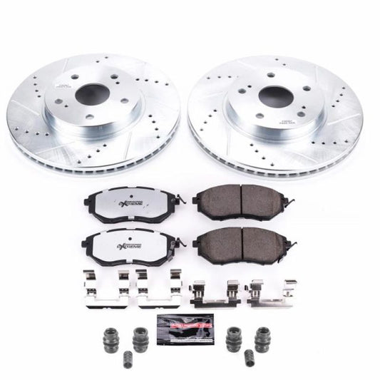 Power Stop 2015 Subaru Legacy Front Z26 Street Warrior Brake Kit | K8404-26