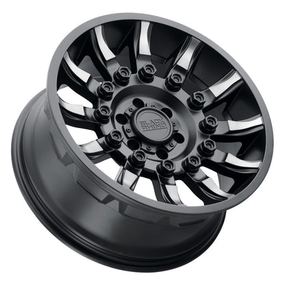 Black Rhino Mission 17x8.5 5x114.3 ET-18 CB 71.6 Matte Black w/Machined Tinted Spokes Wheel