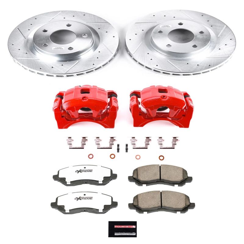 Power Stop Front Z26 Street Brake Kit w/ Calipers Mitsubishi Lancer 2008-2016 / Outlander 2007-2020 | KC3032A-26