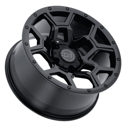 Black Rhino Overland 17x8.0 5x114.3 ET35 CB 76.1 Matte Black Wheel