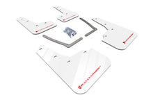 Rally Armor UR White Mud Flap w/ Red Logo Honda Civic Si 2016-21 | MF50-UR-WH/RD