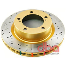 DBA 07+ Toyota Landcruiser 200 Series Front Drilled and Slotted 4000 Series Rotor | 42722XS - JDMuscleBrake Rotorsdba42722XS