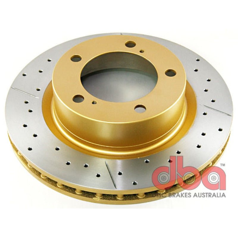 DBA 07+ Toyota Landcruiser 200 Series Front Drilled & Slotted Street Series Rotor | 2722X - JDMuscleBrake Rotorsdba2722X