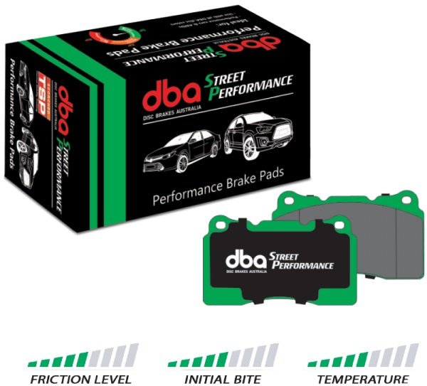 DBA [22 - 26 WRX CVT] Street Performance Rear Brake Pads | DB2398SP - JDMuscleBrake PadsdbaDB2398SP