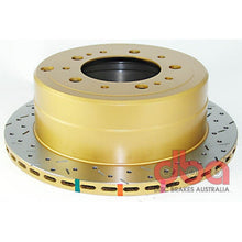 DBA 98-05 Lexus LX 470 / 98+ Toyota Landcruiser 100 Series Rear Drilled & Slotted 4000 Series Rotor | 4789XS - JDMuscleBrake Rotorsdba4789XS