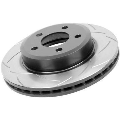 DBA Rear Slotted Street Series Brake Rotor Scion tC 2005-2010-563S-563S-Brake Rotors-DBA-JDMuscle