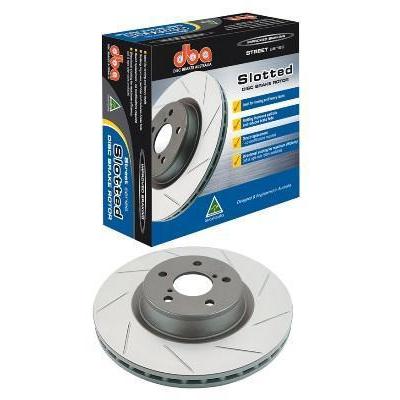 DBA Rear Slotted Street Series Rotor 02-05 WRX / 98-07 Impreza 2.5L RS-644S-644S-Brake Rotors-DBA-JDMuscle