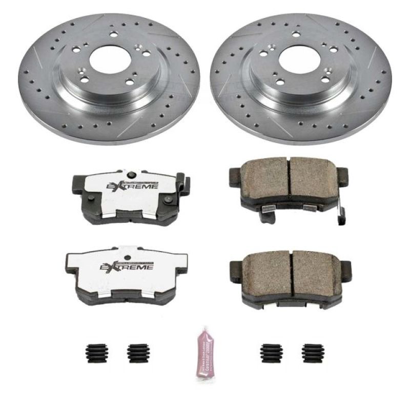 Power Stop Rear Z26 Street Warrior Brake Kit Honda S2000 2000-2009 | K2310-26