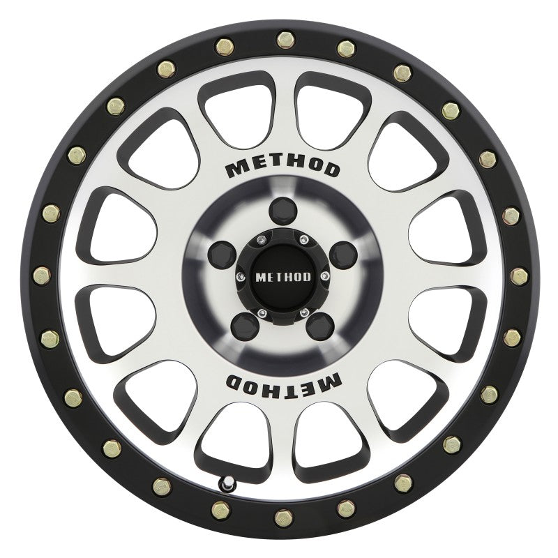 Method MR305 NV 18x9 0mm Offset 5x150 116.5mm CB Machined/Black Street Loc Wheel