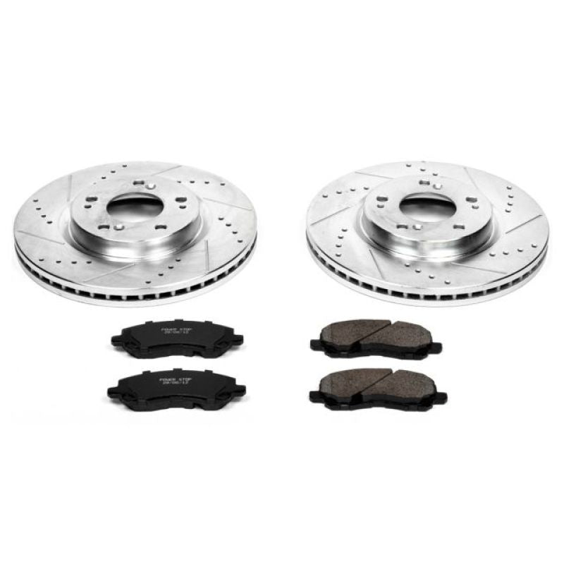 Power Stop Front Z23 Evolution Sport Brake Kit Mitsubishi Eclipse 2006-2012 / Galant 2004-2009 | K094