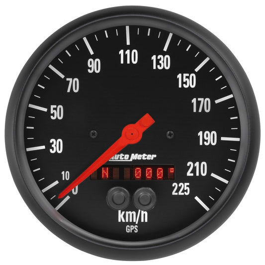 Autometer Z Series 5in. 225KM/H GPS Speedometer Gauge Universal | 2684-M