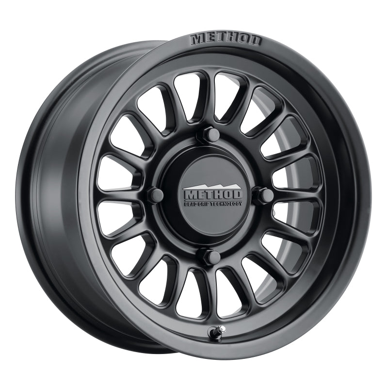 Method MR411 15x10 6+4/+25mm Offset 4x156 132mm CB Matte Black Wheel