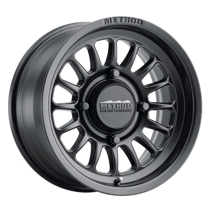 Method MR411 15x10 6+4/+25mm Offset 4x156 132mm CB Matte Black Wheel