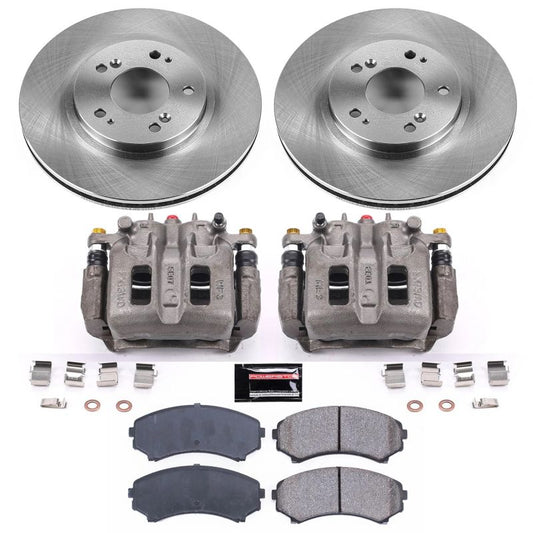 Power Stop Front Autospecialty Brake Kit w/ Calipers  Mitsubishi Endeavor 2004-2011 | KCOE5258