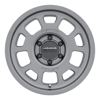 Method MR705 17x8.5 0mm Offset 6x5.5 106.25mm CB Titanium Wheel | MR70578560800