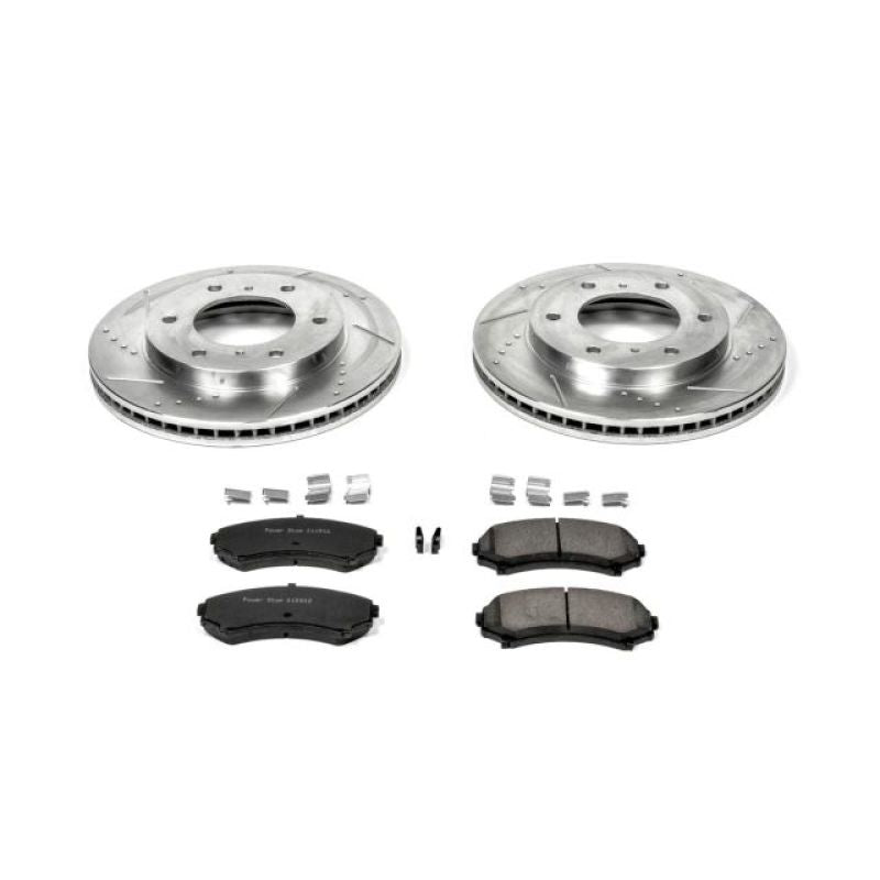 Power Stop Front Z23 Evolution Sport Brake Kit Mitsubishi Montero 2001-2006 | K148