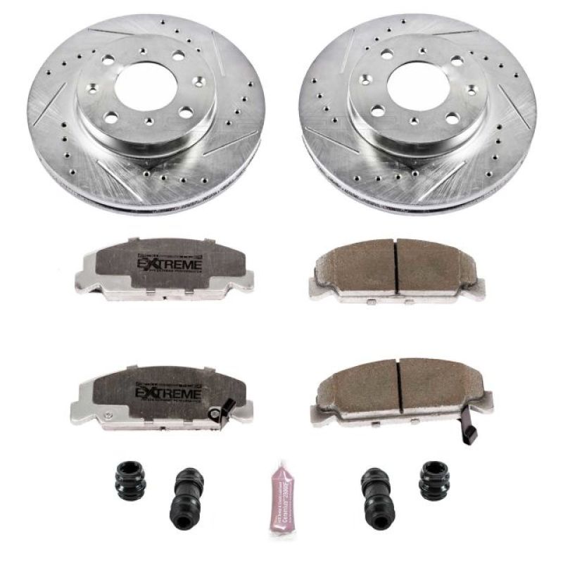 Power Stop Front Z26 Street Warrior Brake Kit Honda Civic 1990-2000 / CRX 1990-1991 | K699-26