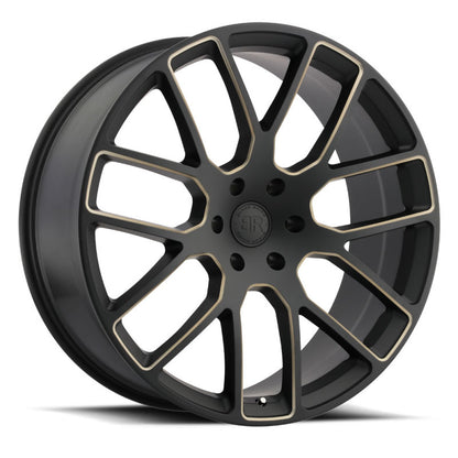 Black Rhino Kunene 20x9.0 5x114.3 ET30 CB 76.1 Matte Black w/Dark Tint Milled Spokes Wheel