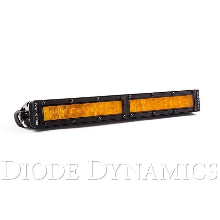 Diode Dynamics 12 Inch LED Light Bar Single Row Straight Amber Wide Each Stage Series-DD5045S-DD5045S-Light Bars / Mounting-Diode Dynamics-JDMuscle