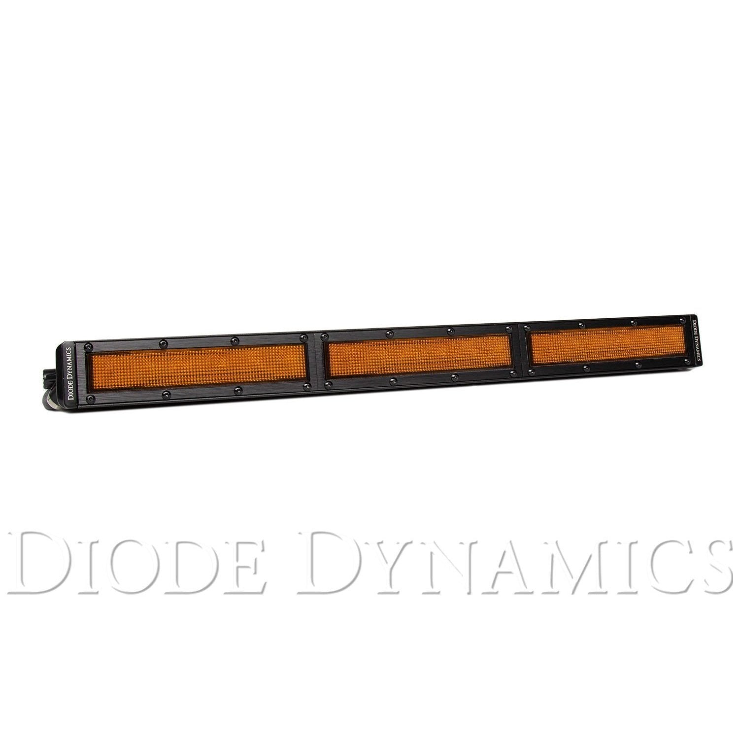 Diode Dynamics 18 Inch LED Light Bar Single Row Straight Amber Flood Each Stage Series-DD6042-DD6042-Light Bars / Mounting-Diode Dynamics-JDMuscle