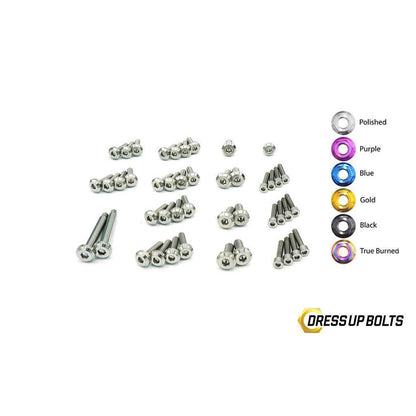 Dress Up Bolts Nissan RB25 Titanium Engine Kit without Coil Pack Cover-NIS-053-Ti-POL-Dress Up Bolts-Dress Up Bolts-Polished-JDMuscle