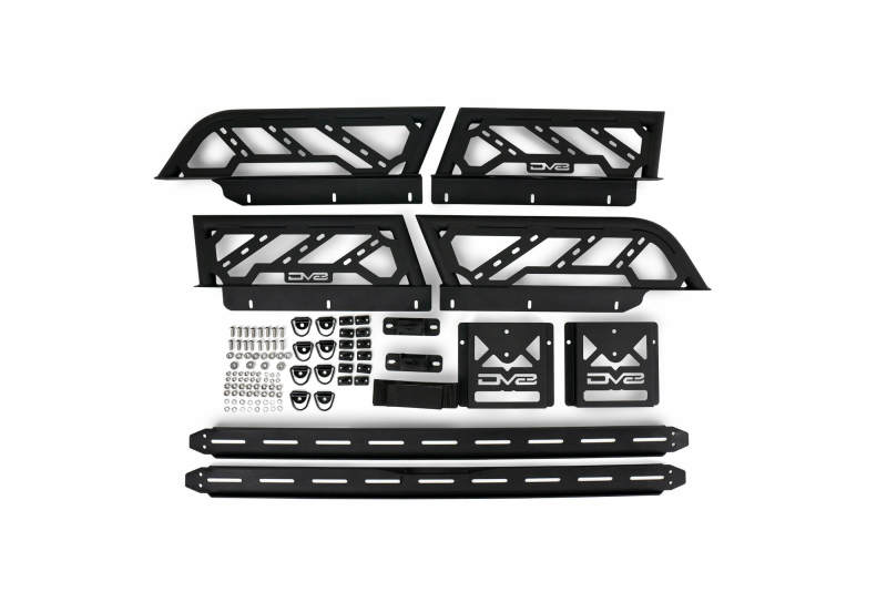 DV8 Offroad 05 - 23 Tacoma Overland Bed Rack 2pc. Adjustable - JDMuscleBody KitsdveRRUN-01