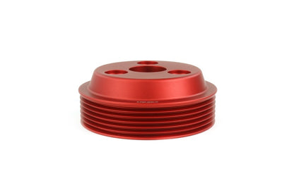 Perrin 22-24 Subaru WRX / 19-22 Forester / 20-22 Legacy / 21-22 Crosstrek Water Pump Pulley Red | PSP-ENG-112RD