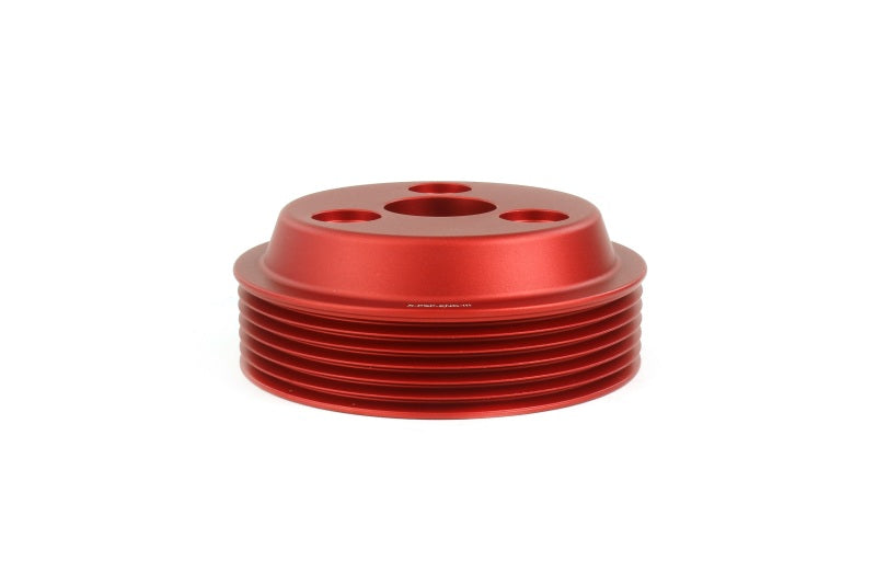 Perrin Lightweight Water Pump Pulley Red Subaru WRX 15-23 / Forester 14-18 / Crosstrek 18-20 / Impreza 17-22 | PSP-ENG-111RD