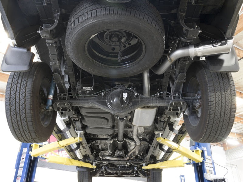 aFe MACHForce XP Cat-Back SS Exhaust w/ Polished Tips Toyota Tacoma V6-3.5L 2016-21 | 49-46026-P
