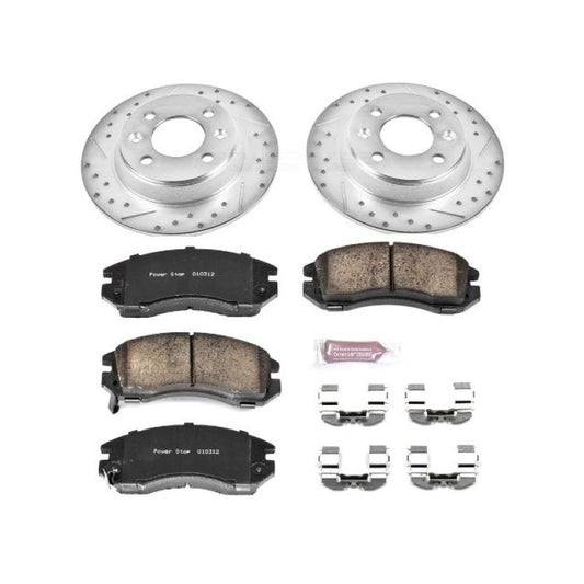 Power Stop 93-96 Subaru Impreza Front Z23 Evolution Sport Brake Kit | K443