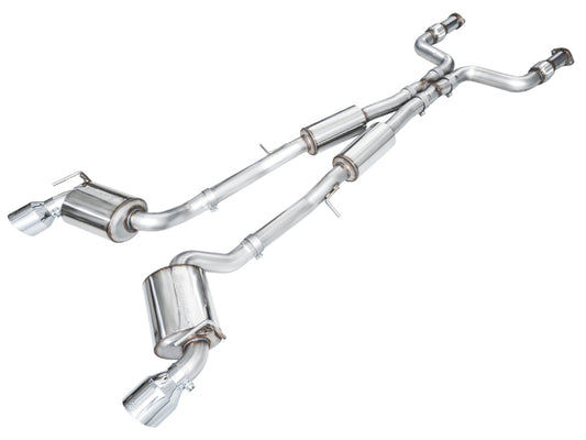 AWE 23-24 Nissan Z RZ34 RWD Touring Edition Catback Exhaust System w/ Chrome Silver Tips | 3015-32400