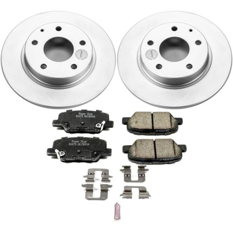 Power Stop Rear Z17 Evolution Geomet Coated Brake Kit Mazda Mazdaspeed 3 2014-2016 | CRK6962