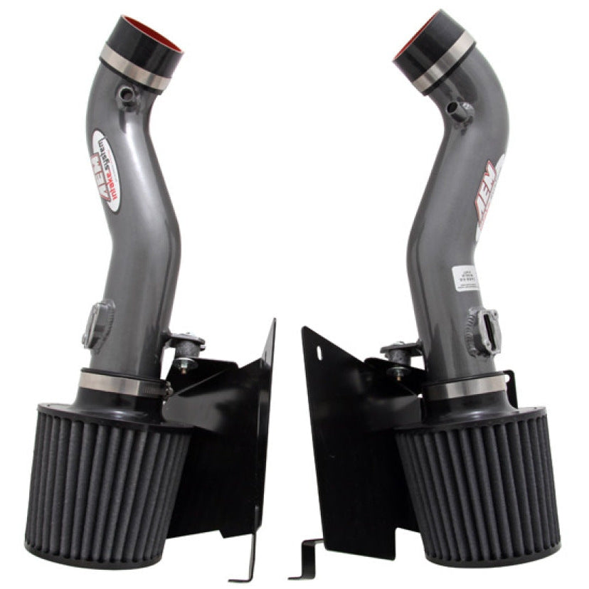 AEM Silver Dual Inlet Cold Air Intakes w/ Heat Sheilds Nissan 350Z 3.5L 2007-2008 | 21-677C