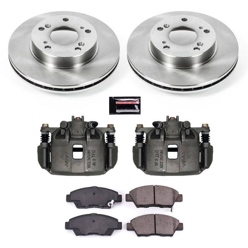 Power Stop Front Autospecialty Brake Kit w/ Calipers Honda CR-Z 2011-2015 | KCOE5400