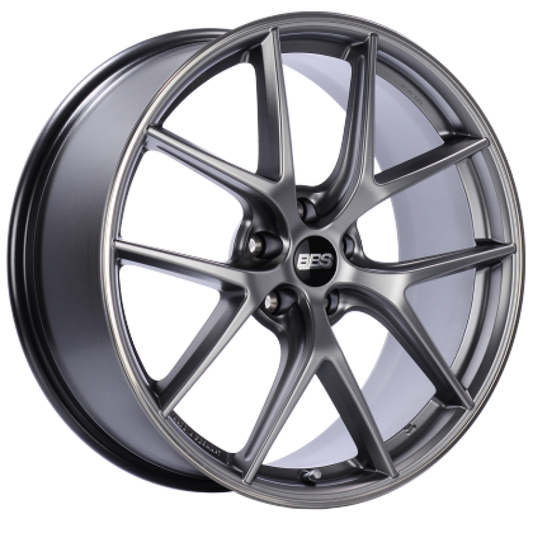 BBS CI-R 20x10.5 5x114.3 ET39 Platinum Silver Polished Rim Protector Wheel - 82mm PFS/Clip Required