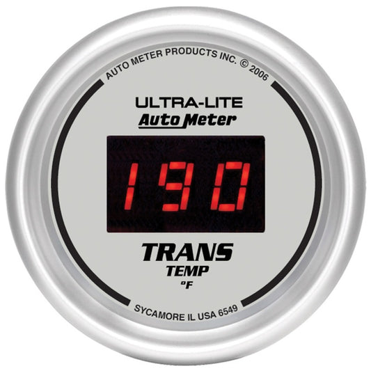 Autometer Ultra-Lite 52mm 0-300 Deg F Digital Oil Temperature Universal | 6549