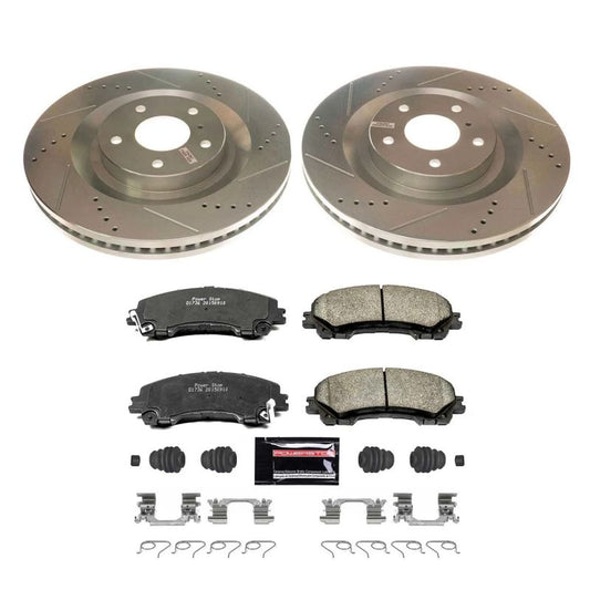 Power Stop Front Z23 Evolution Sport Brake Kit Infiniti QX50 2019-2020 | K8415